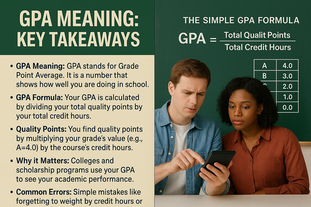 how to calculate GPA in high school